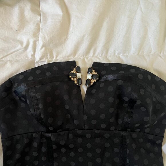 VINTAGE GUESS MINI BLACK DRESS (Worn Once, No Tags) - Picture 2 of 8